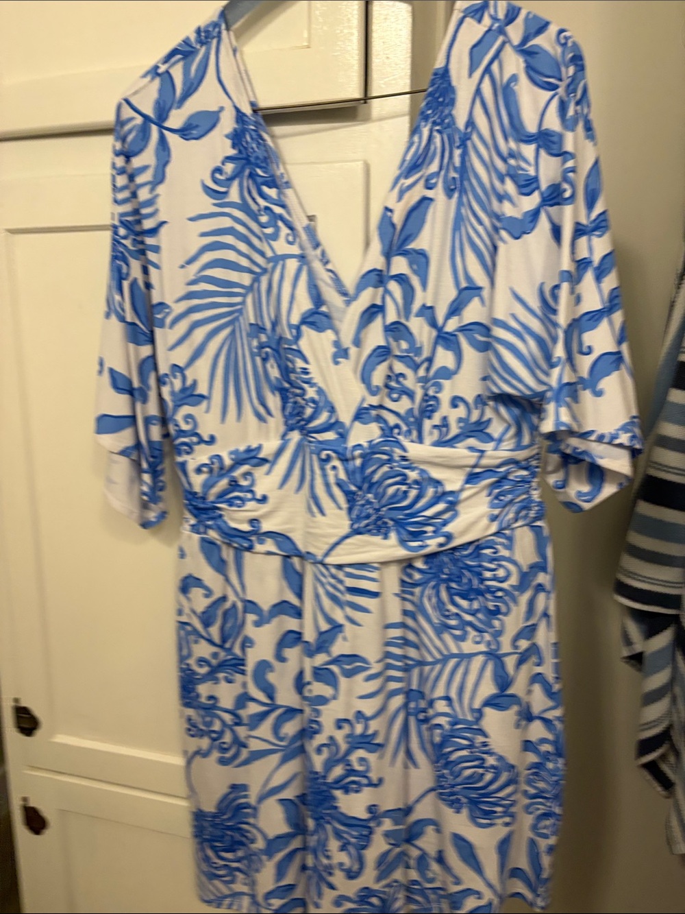 Lily Pulitzer Blue & White Floral Romper